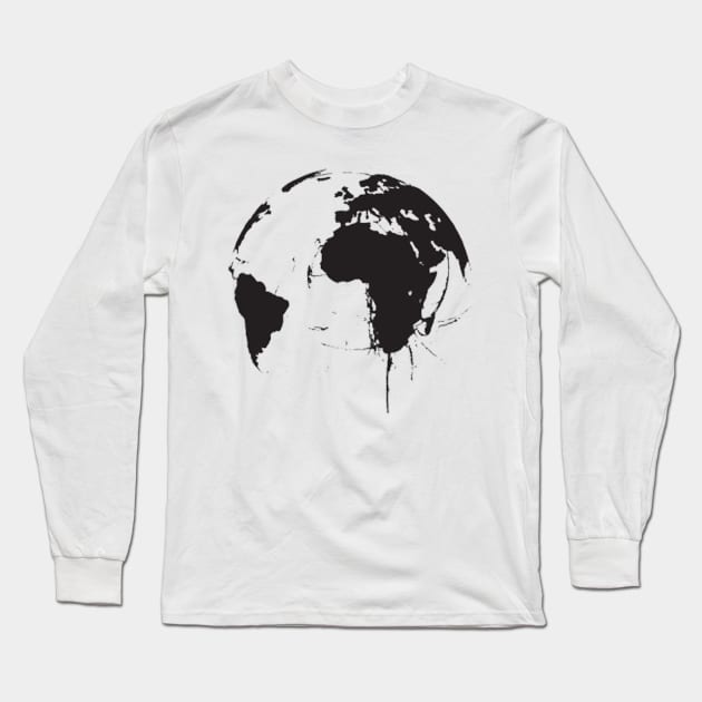 Brushstroke earth Long Sleeve T-Shirt by DaduShop